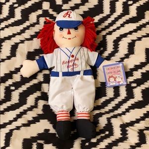 Raggedy Andy Baseball Doll